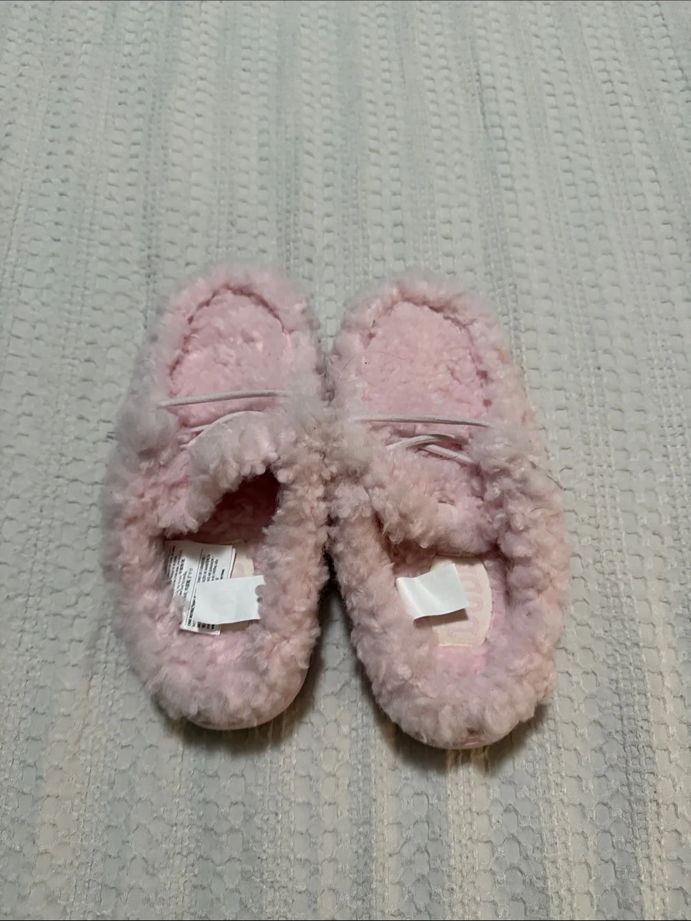 Hey Dude Kids Pink Fuzzy Slip-Ons